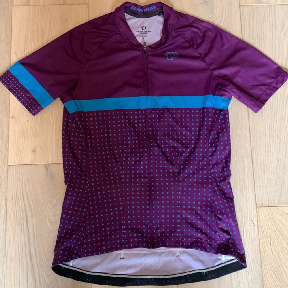 Pearl Izumi Purple and Blue Cycling Jersey